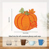 Festive Pumpkin Wooden Coaster
